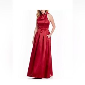 Brand New With Tags Eliza J Bow Ballgown Dress Size 8